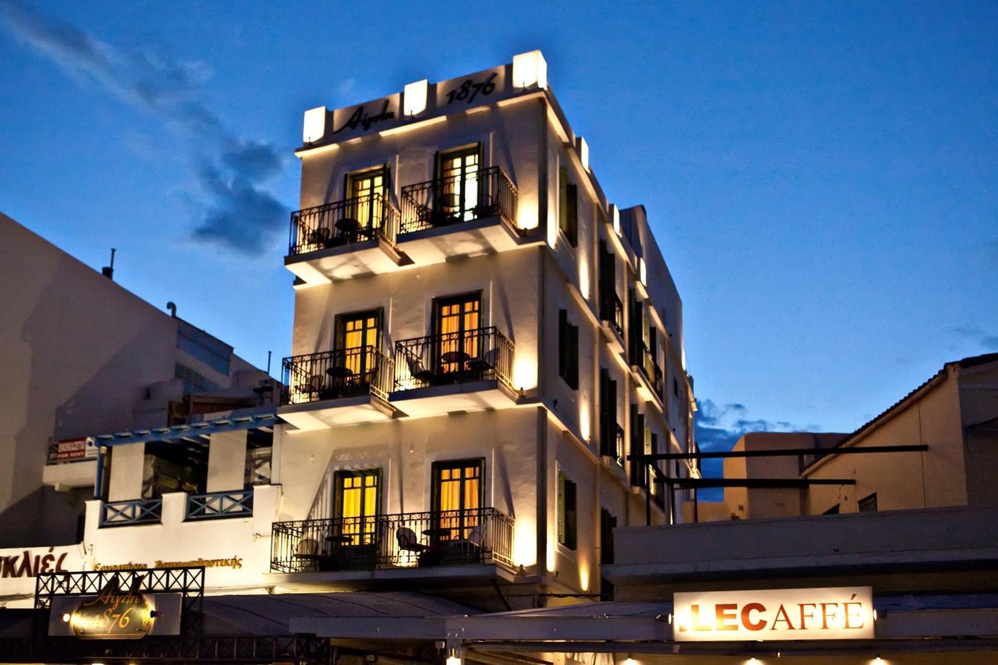 Aegli 1876 Hotell Tínos Exteriör bild